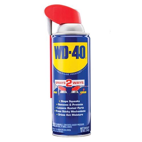 WD-40 490057 Lubricant Spray Smart Straw Multi-Purpose 12 oz