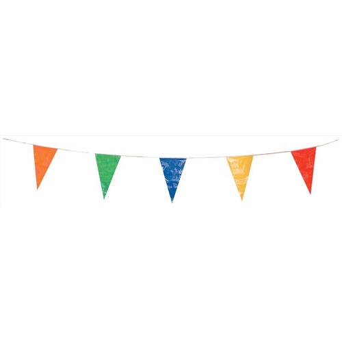 Flag String Pennant 8" H X 50 ft. L Multicolored - pack of 5