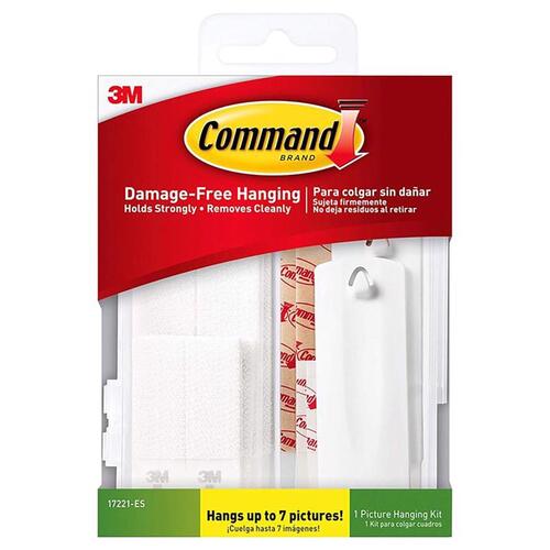 Picture Hanging Set Command White Assorted 4 lb White