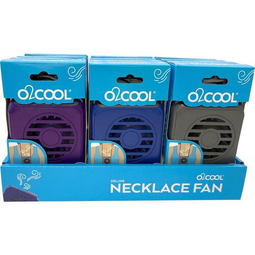 Personal Fan Deluxe Necklace 6.69" H X 2.5" D 1 speed Assorted