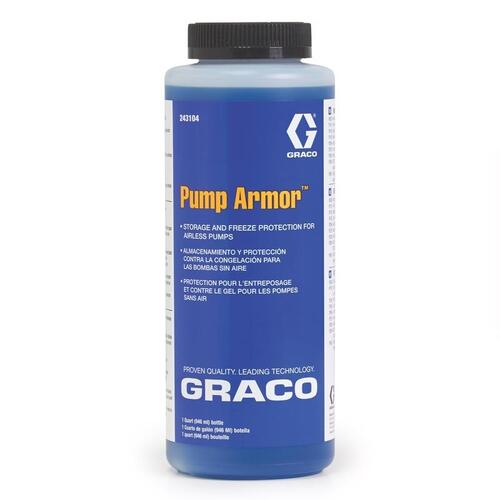 Pump Armor, Liquid, Blue/Clear, 1 qt - pack of 6