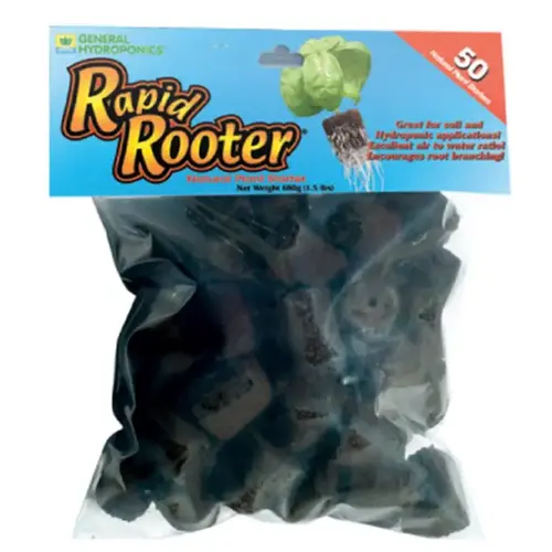 General Hydroponics HGC714135 Insert and Starter Plugs Rapid Rooter 50 pk