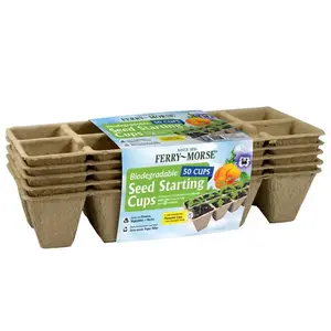 NK 1.75 in. H X 1.75 in. W Plant Pot Seed Starter 5 pk