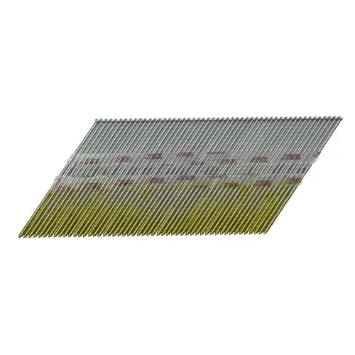 Finish Nail, 2-1/2 in L, 15 Gauge, Galvanized Steel, Brad Head, Smooth Shank - pack of 700
