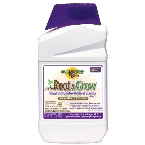 Root Stimulator & Plant Starter Garden Rich Root & Grow Liquid 1 qt