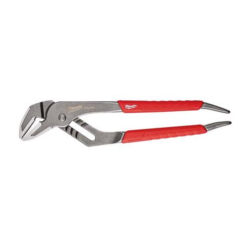 Plier, 12 in OAL, 2-1/4 in Jaw Opening, Red Handle, Comfort-Grip Handle, 1/2 in W Jaw
