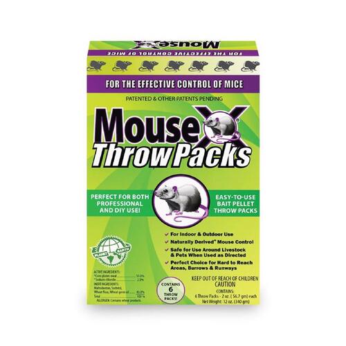 RatX 620206-XCP12 Mouse Killer, 12 oz Box - pack of 6 - pack of 12