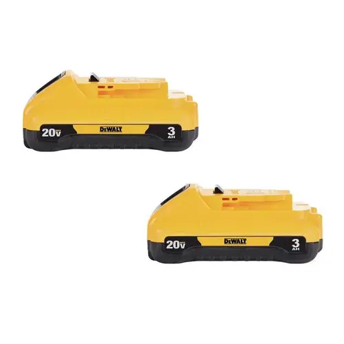 Compact Battery Pack 20V MAX DCB230-2 3 Ah Lithium-Ion Pair