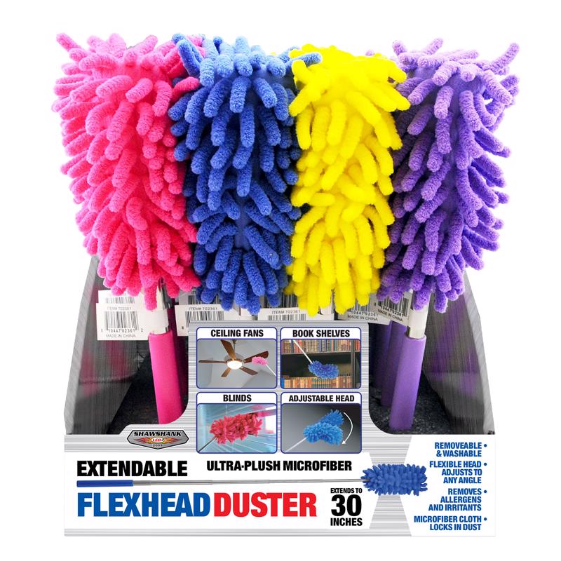 Blazing LEDz 702361 Extendable Flex Head Duster, Assorted Colors, 30 In.