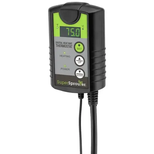 Super Sprouter HGC726700 Hydroponic Heat Mat Thermostat