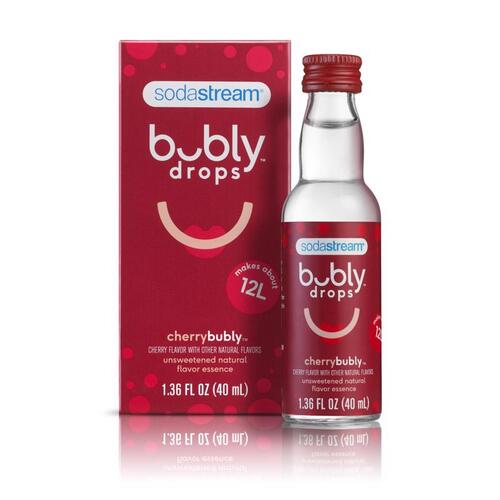 SodaStream 1025225010 Soft Drink, Cherry Flavor, 40 mL Bottle