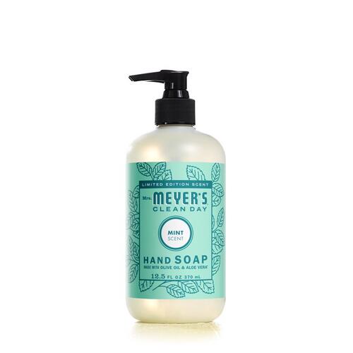 Hand Soap Mrs. Meyer's Clean Day Organic Mint Scent 12.5 oz - pack of 6