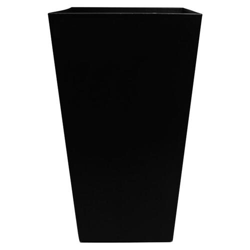 Planter Finley 20" H X 11.5" W X 11.5" D Plastic Black Black