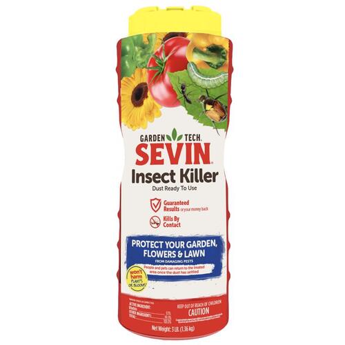 Sevin 100539964 Ready-to-Use Insect Killer, Powder, Outdoor, 3 lb