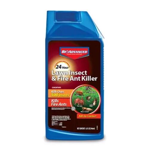 RTU Lawn Insect and Fire Ant Killer, Liquid, Spray Application, Outdoor, 32 oz Bottle