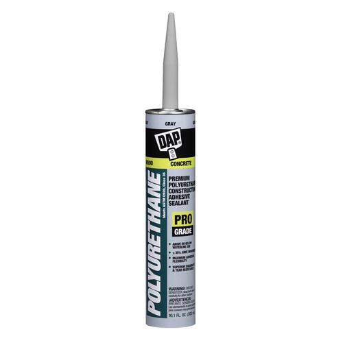 DAP 7079818814 Adhesive Sealant, Gray, 10.1 oz Cartridge