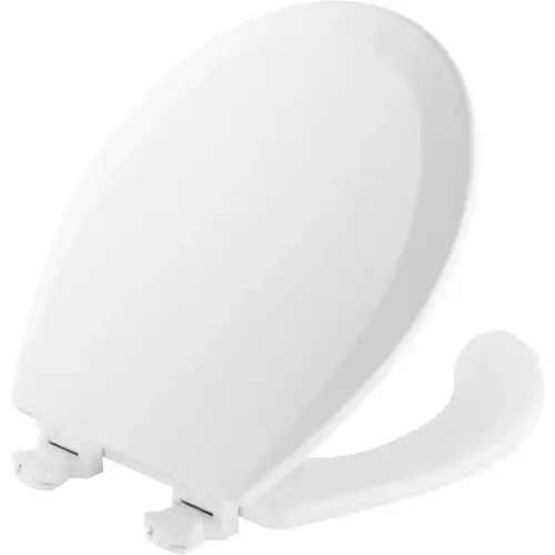 Mayfair by Bemis 440-000 Toilet Seat Round White Enameled Wood Gloss