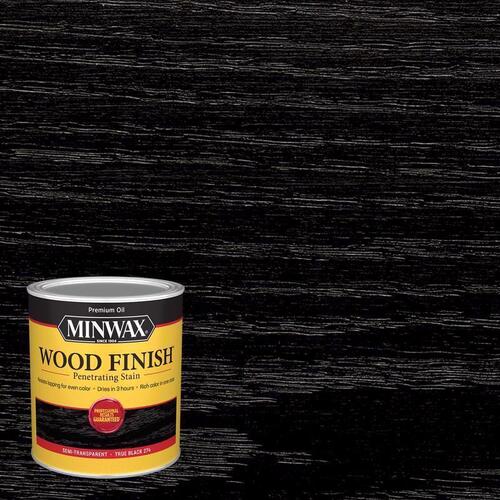 Penetrating Wood Finish Wood Finish Semi-Transparent True Black Oil-Based 1 qt True Black