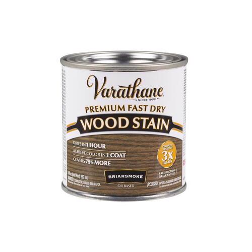 Wood Stain, Briar Smoke, Liquid, 0.5 pt, Can - pack of 4