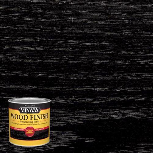 Penetrating Wood Finish Wood Finish Semi-Transparent True Black Oil-Based 0.5 pt True Black