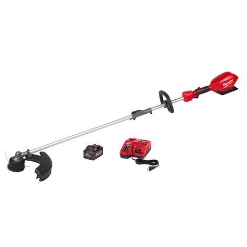 M18 FUEL 18V Lithium-Ion Brushless Cordless String Trimmer with QUIK-LOK Attachment Capability and 8.0 Ah Battery Black/Red