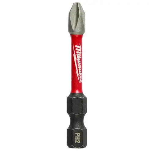 Milwaukee 48-32-5004 Impact Power Bit Shockwave Phillips #2 X 2" L Steel Black Phosphate