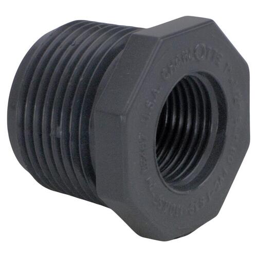 Reducing Bushing Schedule 80 1" MPT X 1/2" D FPT PVC 1-1/4"