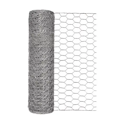 Garden Craft 161850 Poultry Netting 18" H X 50 ft. L 20 Ga. Silver Silver