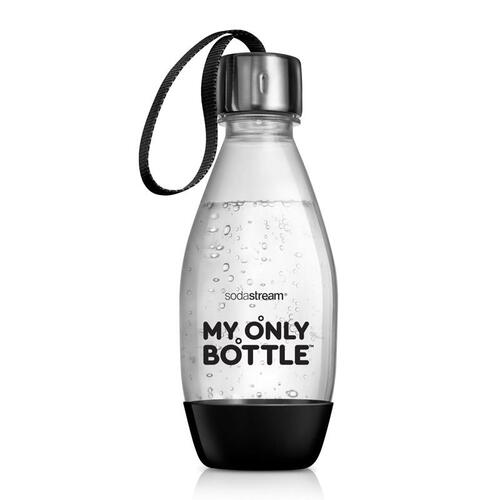 SodaStream 1748162010 Water Bottle, 0.5 L Capacity, Plastic, Black