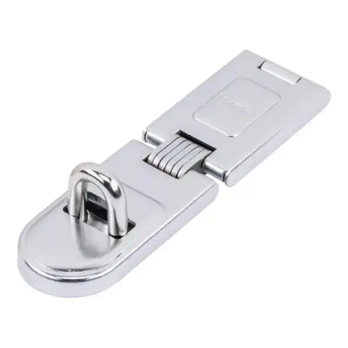 Fixed Staple Hasp Bright Hardened Steel 6-1/4" L Bright