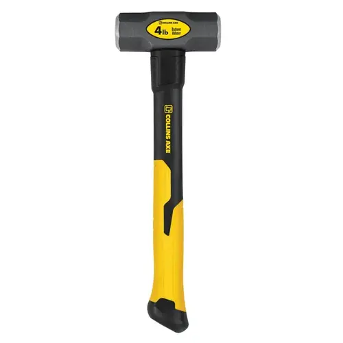 Sledge Hammer 4 lb Steel 15" Fiberglass Handle