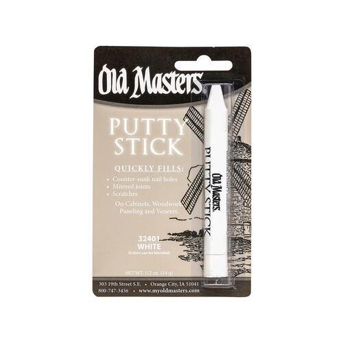 Putty Stick, Solid, White, 1/2 oz
