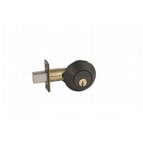 Schlage Commercial B664613 Grade 1 Cylinder Only Deadbolt C Keyway with  12297 Latch and 10094 Strike Oil Rubbed Bronze Finish