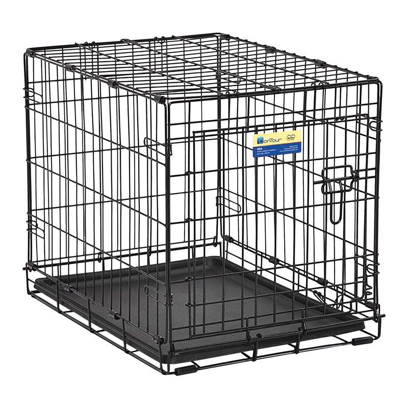 CONTOUR 824 Dog Crate Small Steel Black 19 H X 24 W X 18 D Black Buy Now