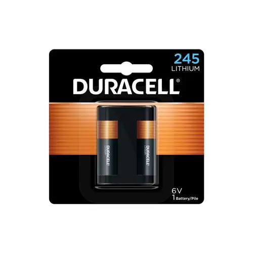 DURACELL DL245BPK Camera Battery Lithium 245 6 V 1.4 mAh
