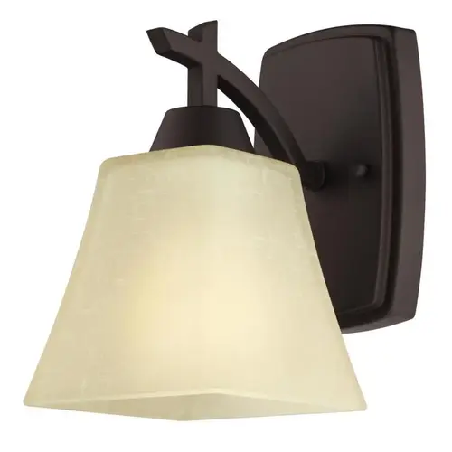 Midori Series Indoor Wall Fixture, 1-Lamp, Oil-Rubbed Bronze Fixture