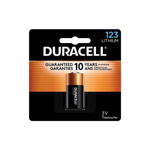 DURACELL 004133366191-XCP6 Coppertop Ultra Photo 123 Lithium Battery - pack of 6