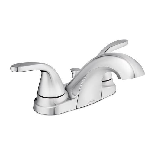 Adler Series WS84403 Bathroom Faucet, 1.2 gpm, 2-Faucet Handle, 3-Faucet Hole, Metal, Chrome Plated, Lever Handle