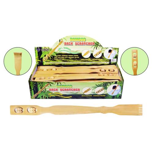 Diamond Visions 22-0638 Back Scratcher Massager Bamboo Beige