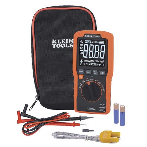 Klein Tools MM600 Multimeter Tough Meter Automatic LCD Black/Orange