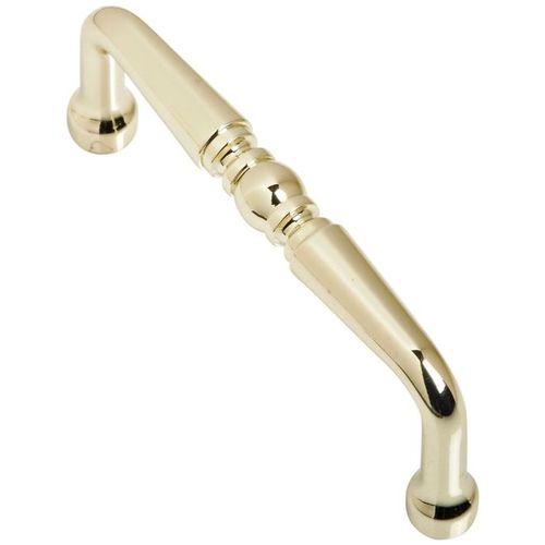 National Hardware 3-1/2" Federal Cabinet Pull S805-614 Polished Brass Finish
