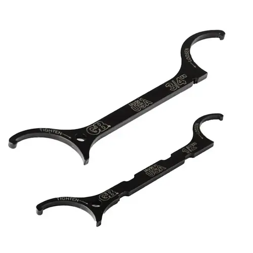 GB LNW-KIT Wrench Kit, 2-Piece, Steel, Black Pair