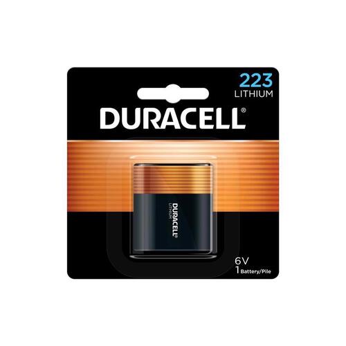 DURACELL DL223ABPK Camera Battery Lithium 223 6 V 1.4 mAh