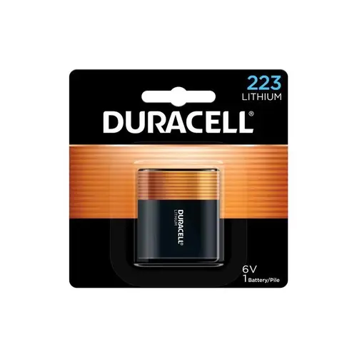 DURACELL DL223ABPK Camera Battery Lithium 223 6 V 1400 mAh