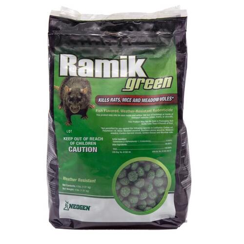 Ramik 116336 Bait Fish-Flavored Nuggets For Mice and Rats 4 lb