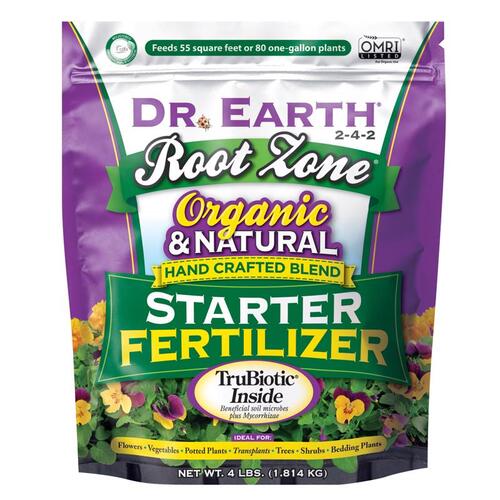 Plant Food Root Zone Organic Granules 4 lb