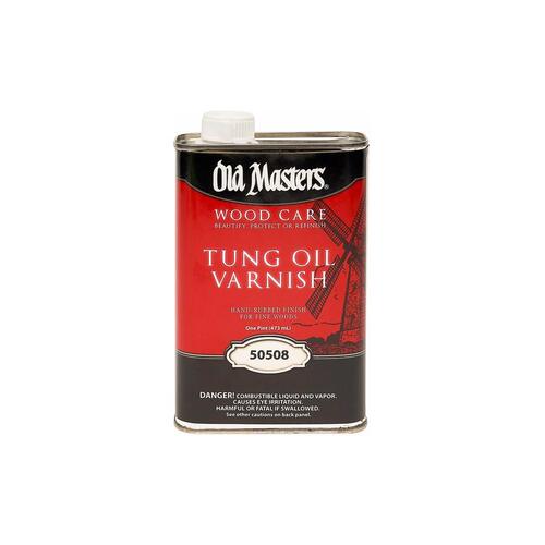 Tung Oil Varnish, Liquid, 1 pt, Can