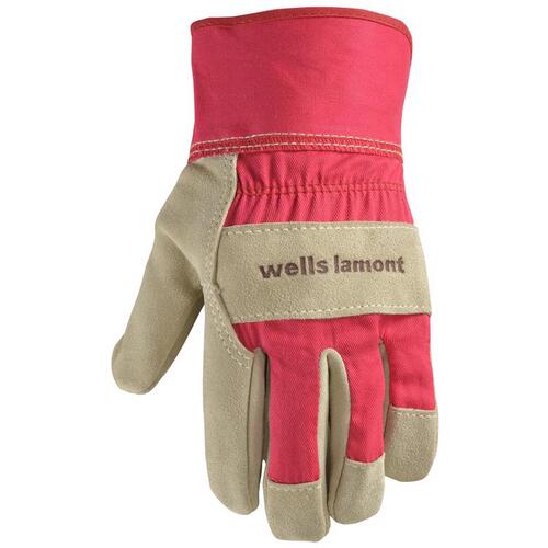 Wells Lamont 4113M Work Gloves Women's Gray/Yellow M Gray/Yellow