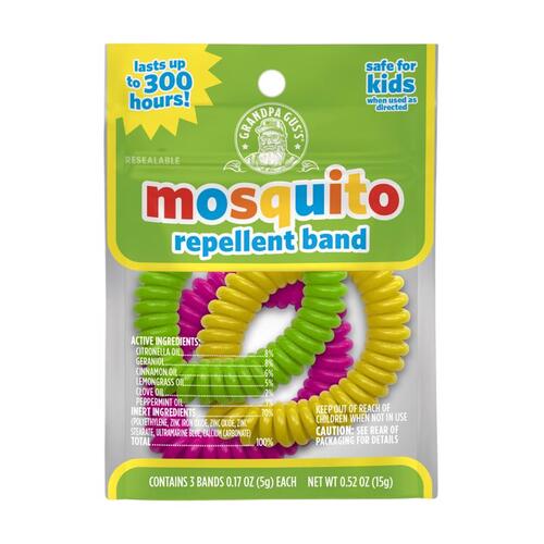 Insect Repellent Wristband For Mosquitoes/Other Flying Insects