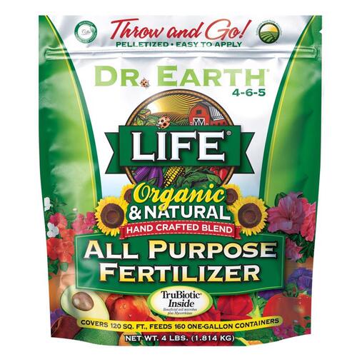 All Purpose Plant Food Life Organic Flowers/Fruits/Vegetables 4 lb